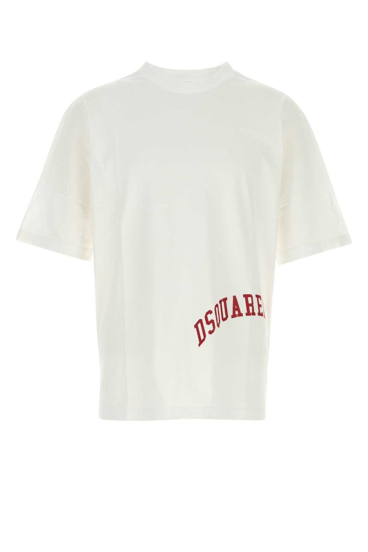 Dsquared2 White Cotton T-Shirt