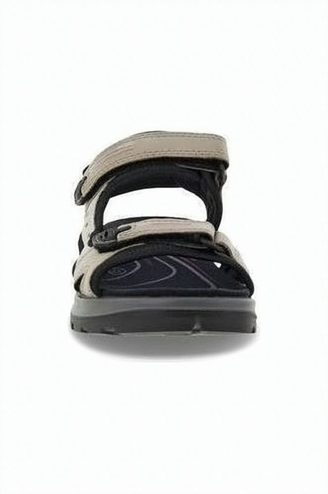 Ecco Sturdy Rubber-Sole Sandals With Adjustable Leather Straps