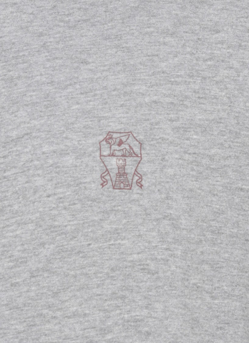 Brunello Cucinelli Cotton T-Shirt With Logo