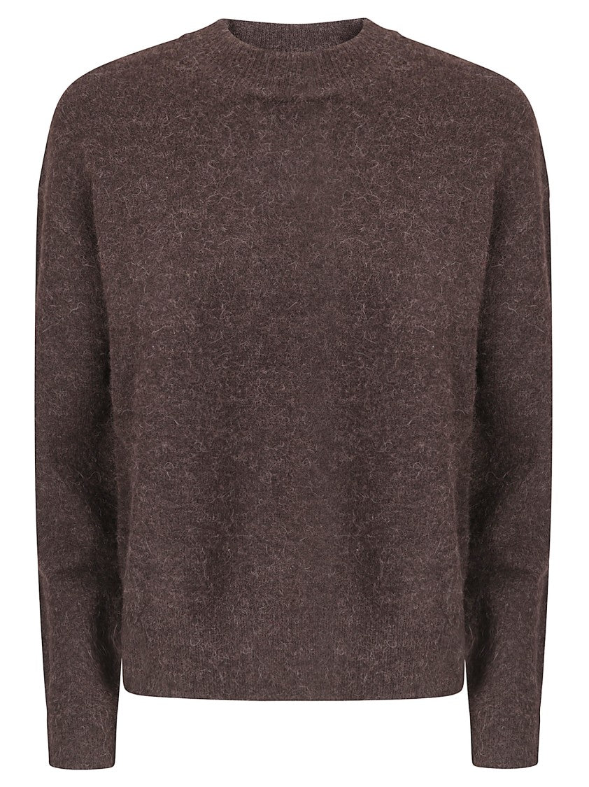 Samsoe Samsoe Soft Wool Blend Sweater With Classic Round Neckline And Timeless Design