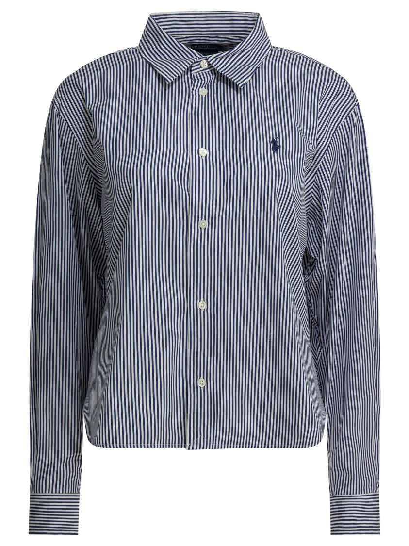 Polo Ralph Lauren Boxy Striped Shirt With Pointed Collar