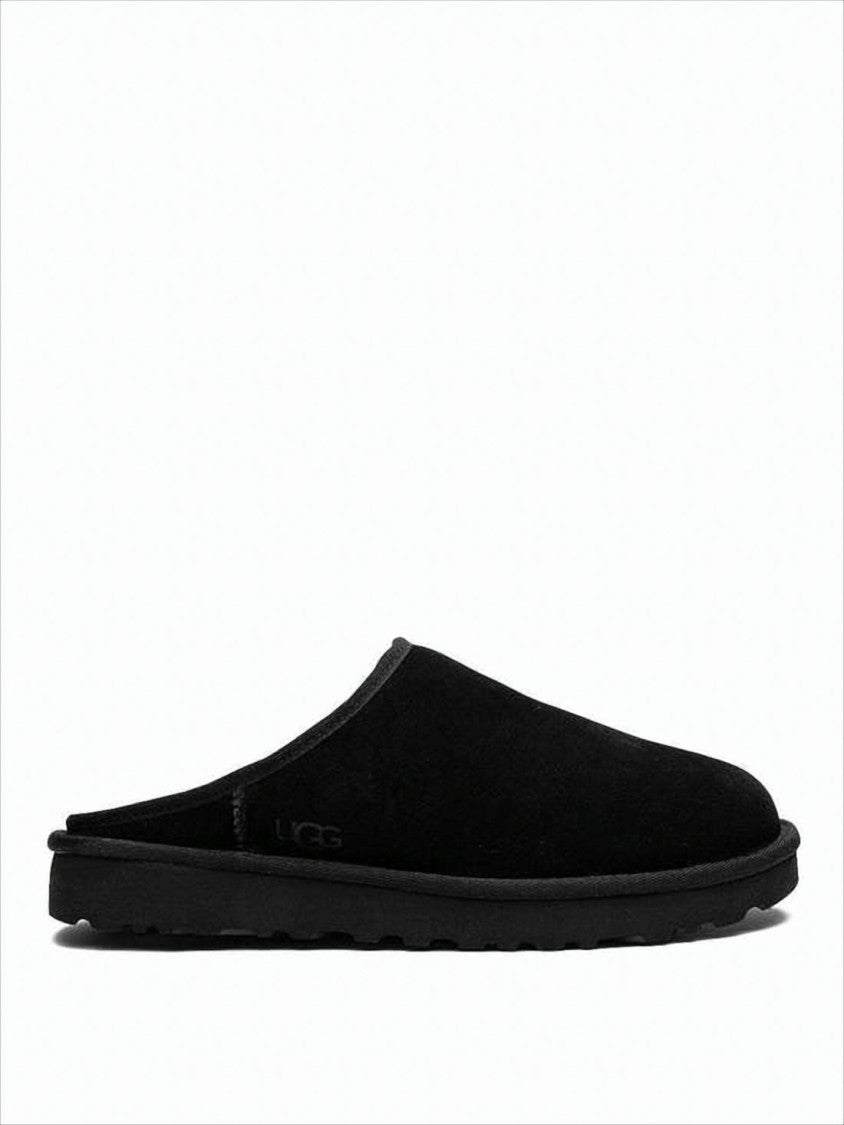 Ugg Suede Slip-On Mule Slippers With Cushioned Sole