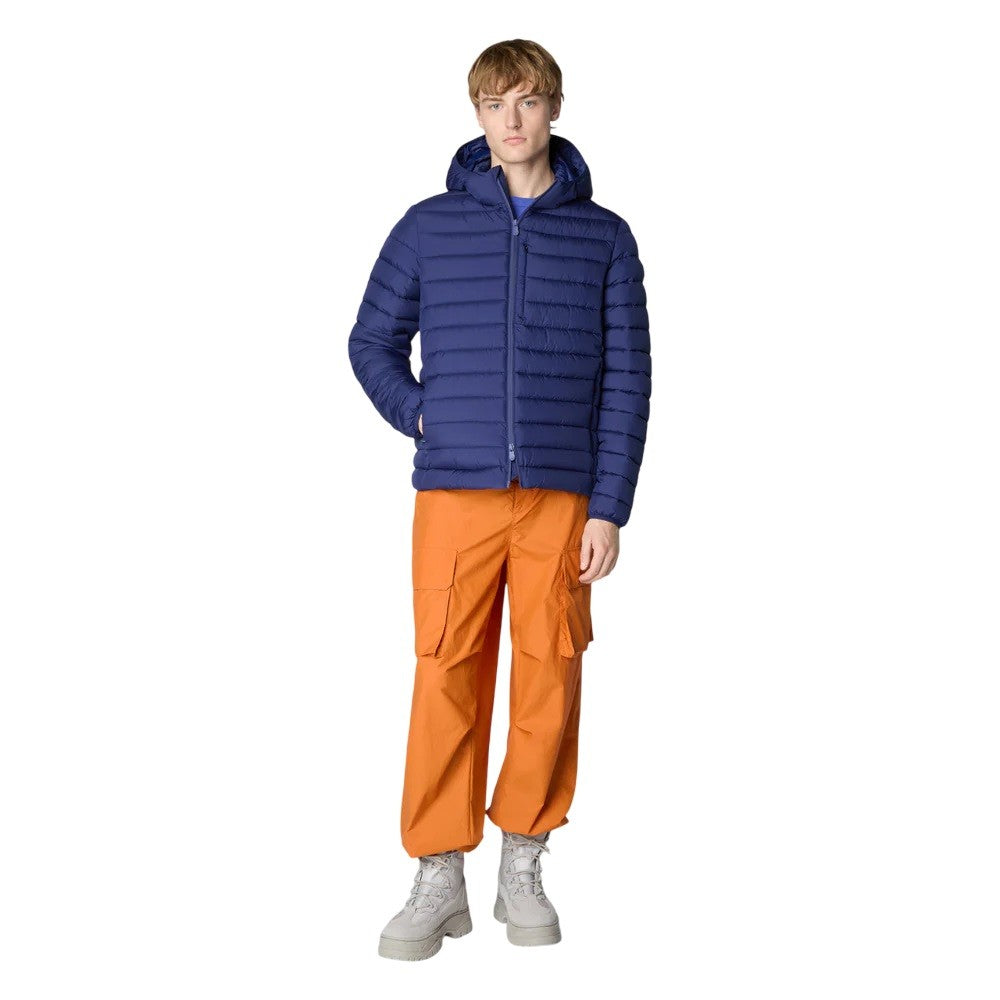 Save The Duck Quilted Hooded Double-Slider Zip Light Jacket