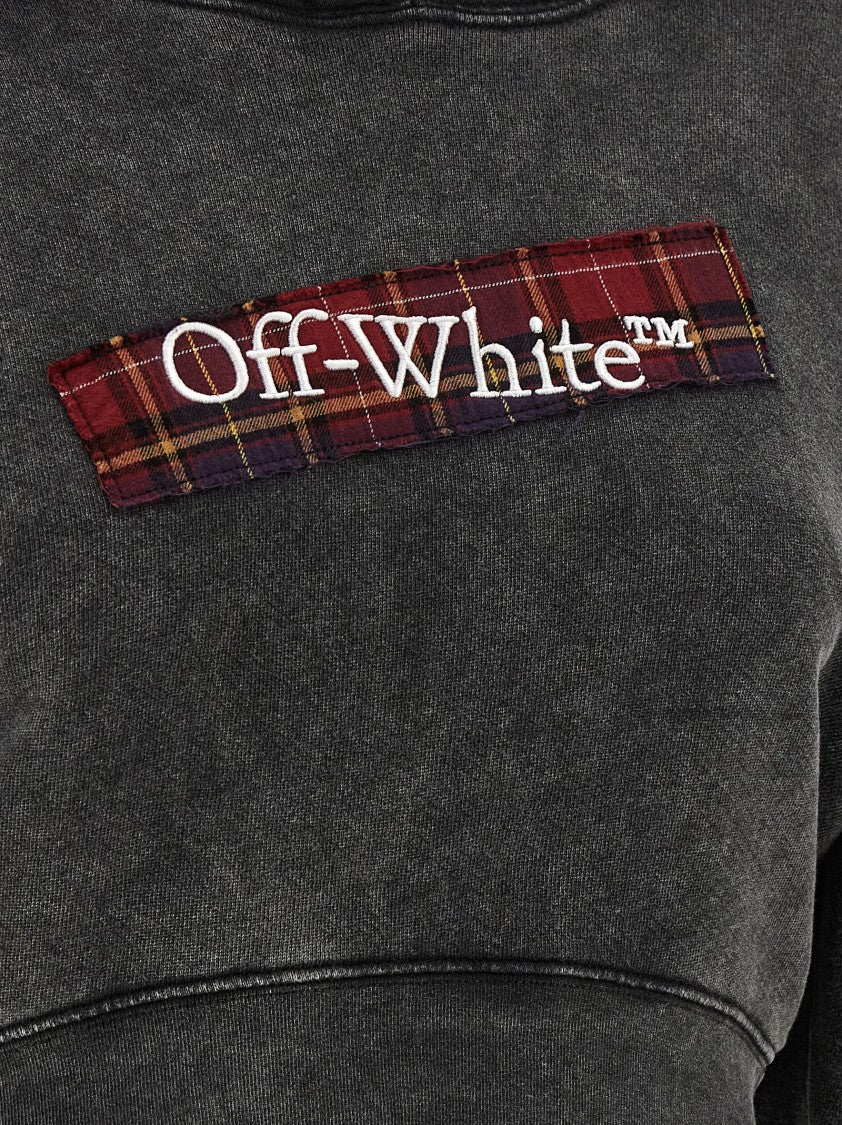 Off-White Check Flan Bookish' Hoodie
