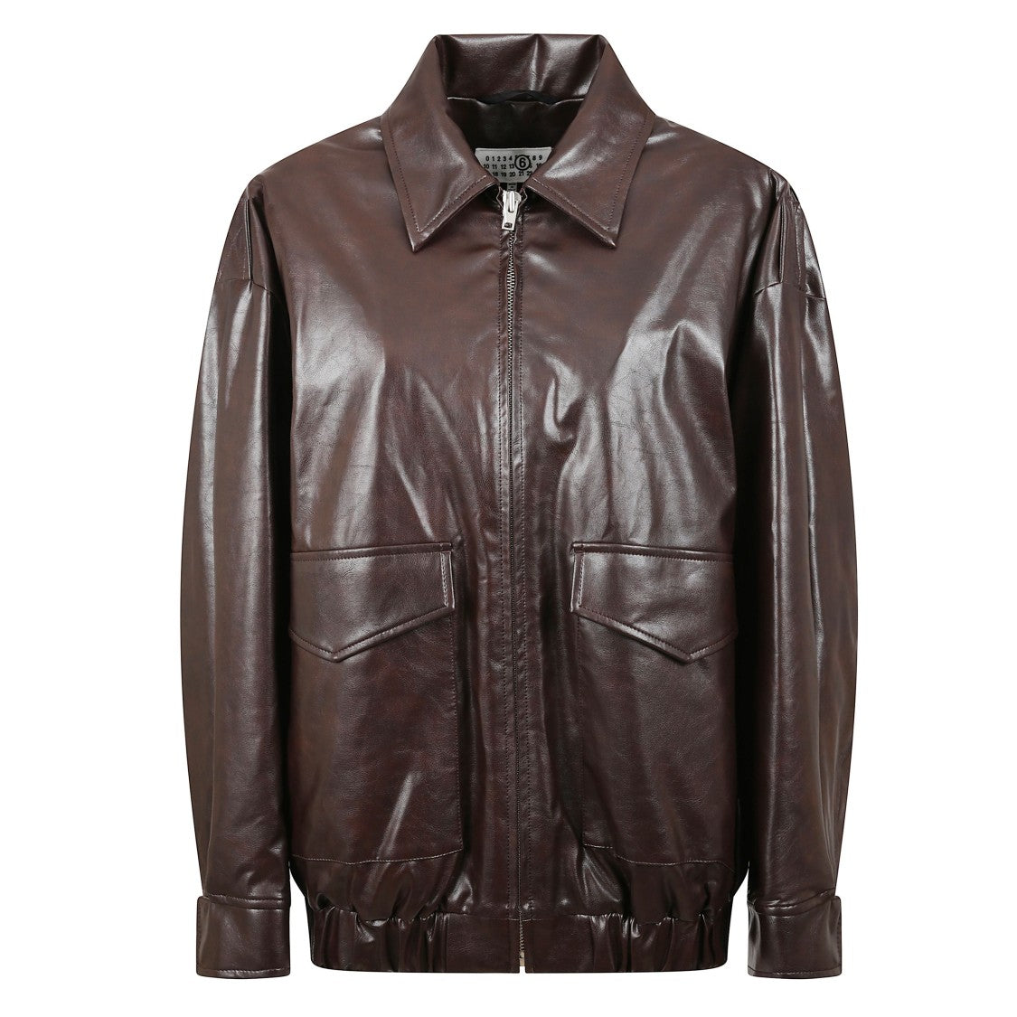 Mm6 By Maison Margiela Oversized Faux-Leather Jacket