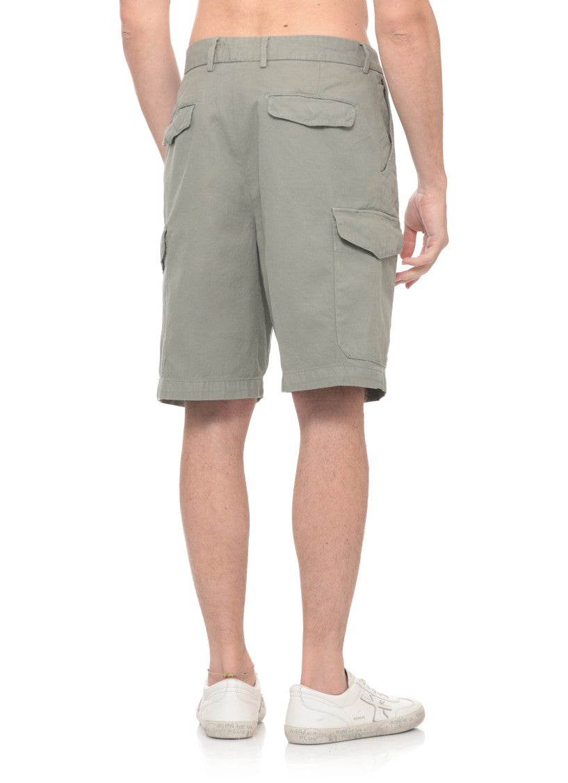 Myths Green Apollo Drawstring Cotton Shorts