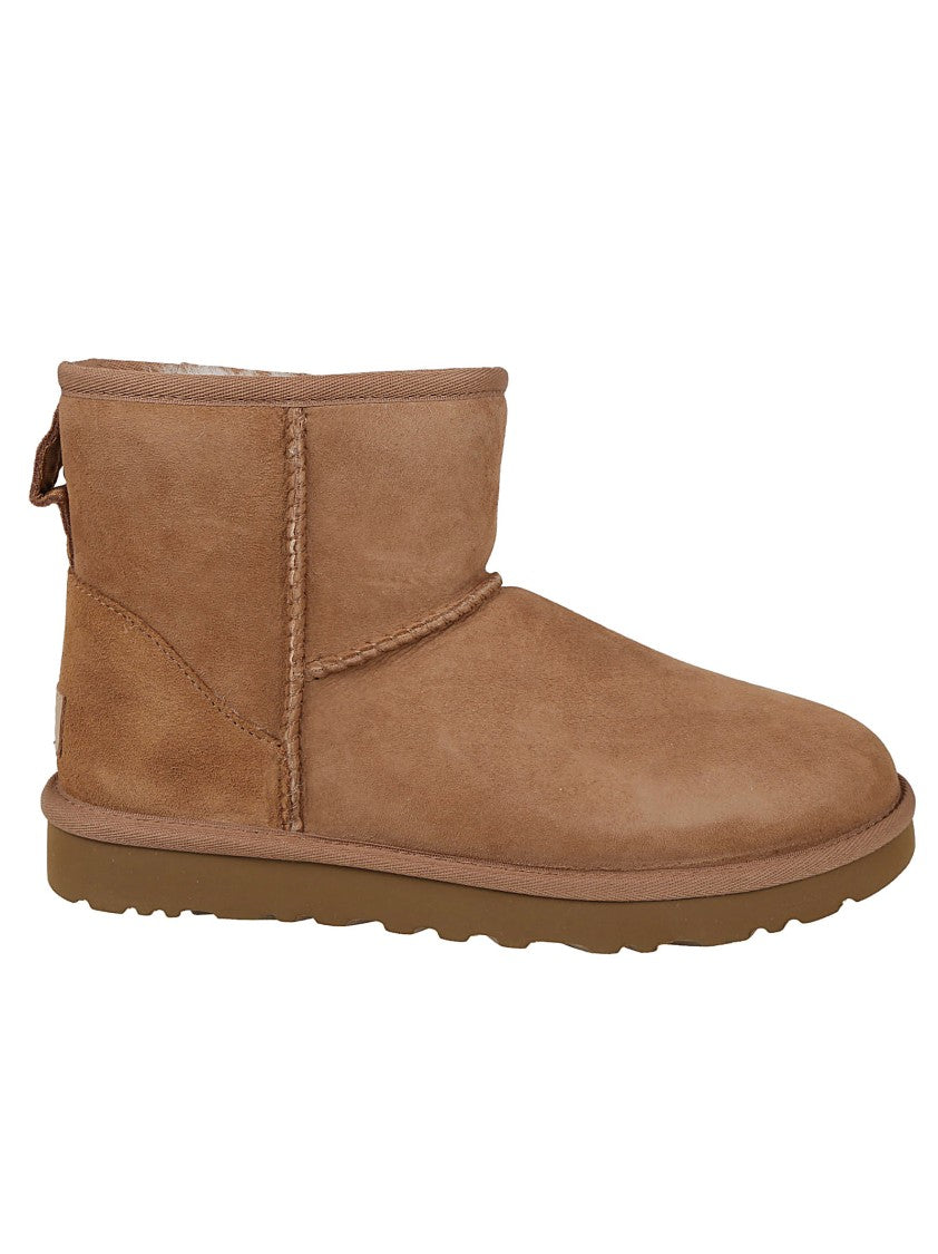 Ugg Brown W Classic Mini Ii Suede Boots