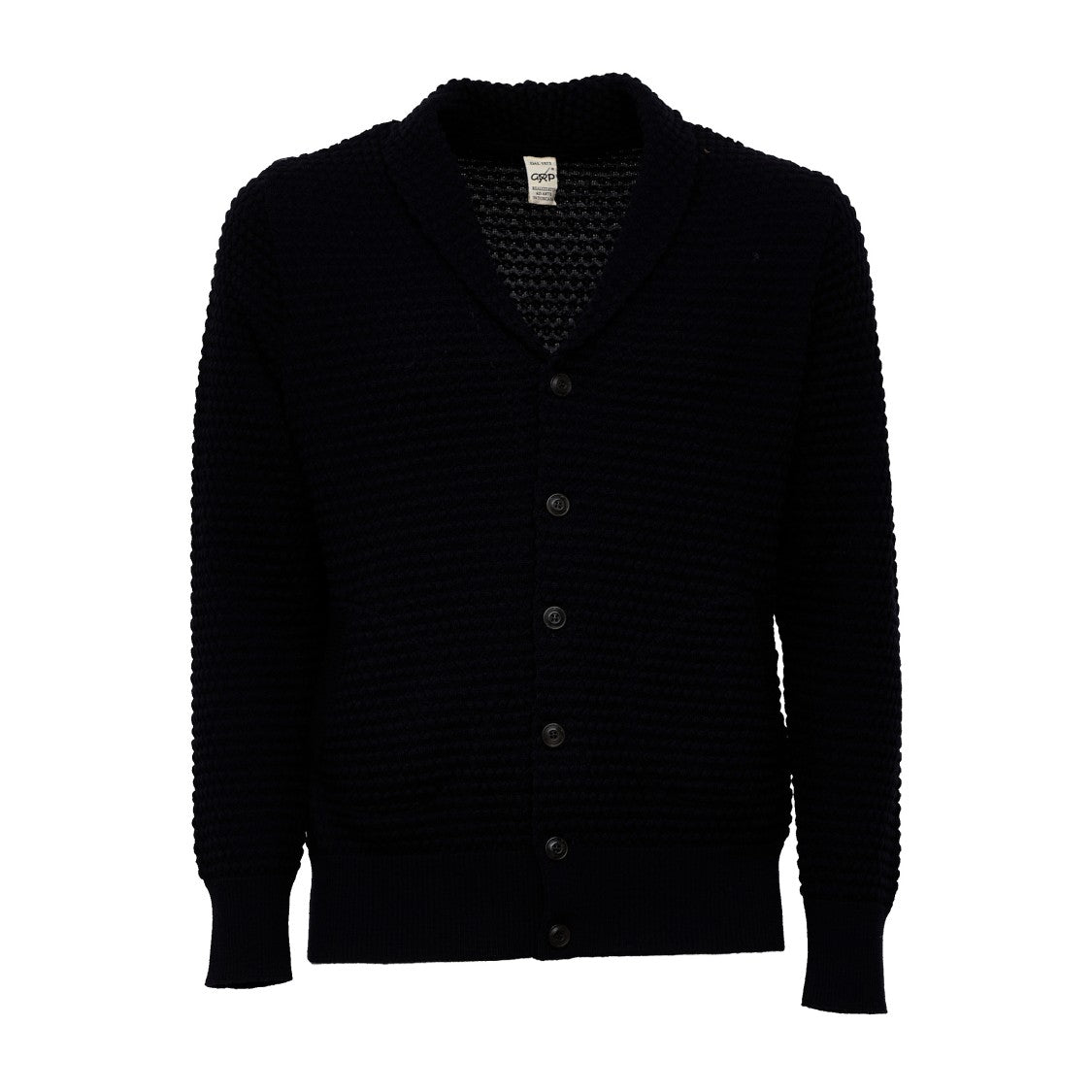 Grp Spotknit Honeycomb Shawl Collar Cardigan