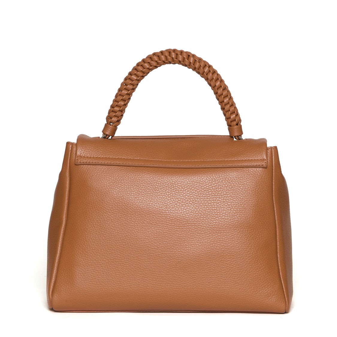 Orciani Brown Braided Leather Cigar Bag