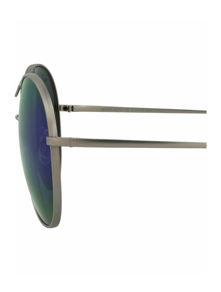 Maui Jim Round-Frame Titanium Sunglasses