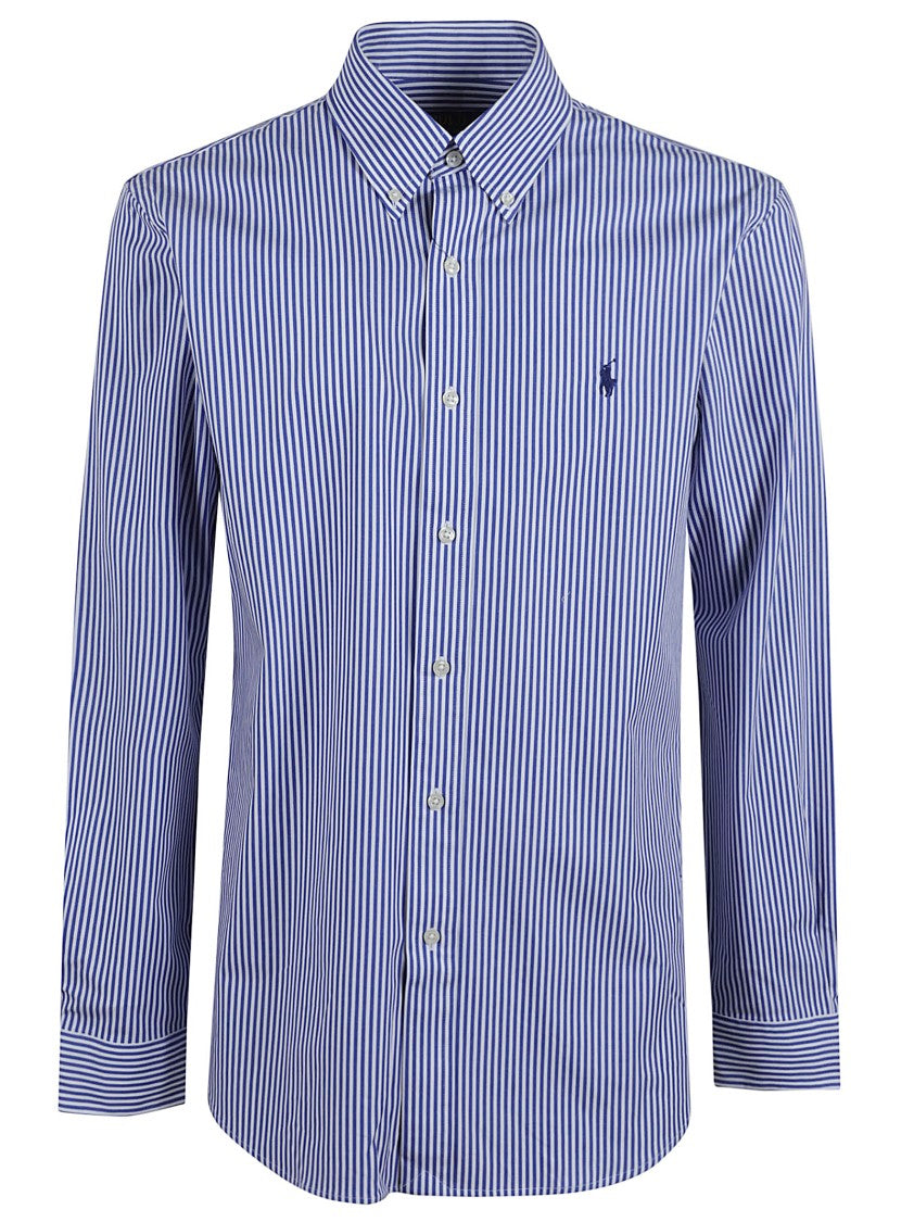 Polo Ralph Lauren Blue/White Bengal Striped Stretch Cotton Shirt