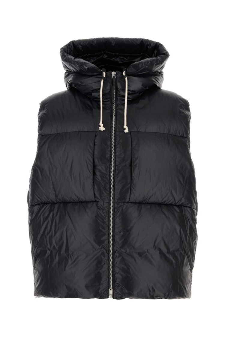 Jil Sander Black Nylon Down Jacket