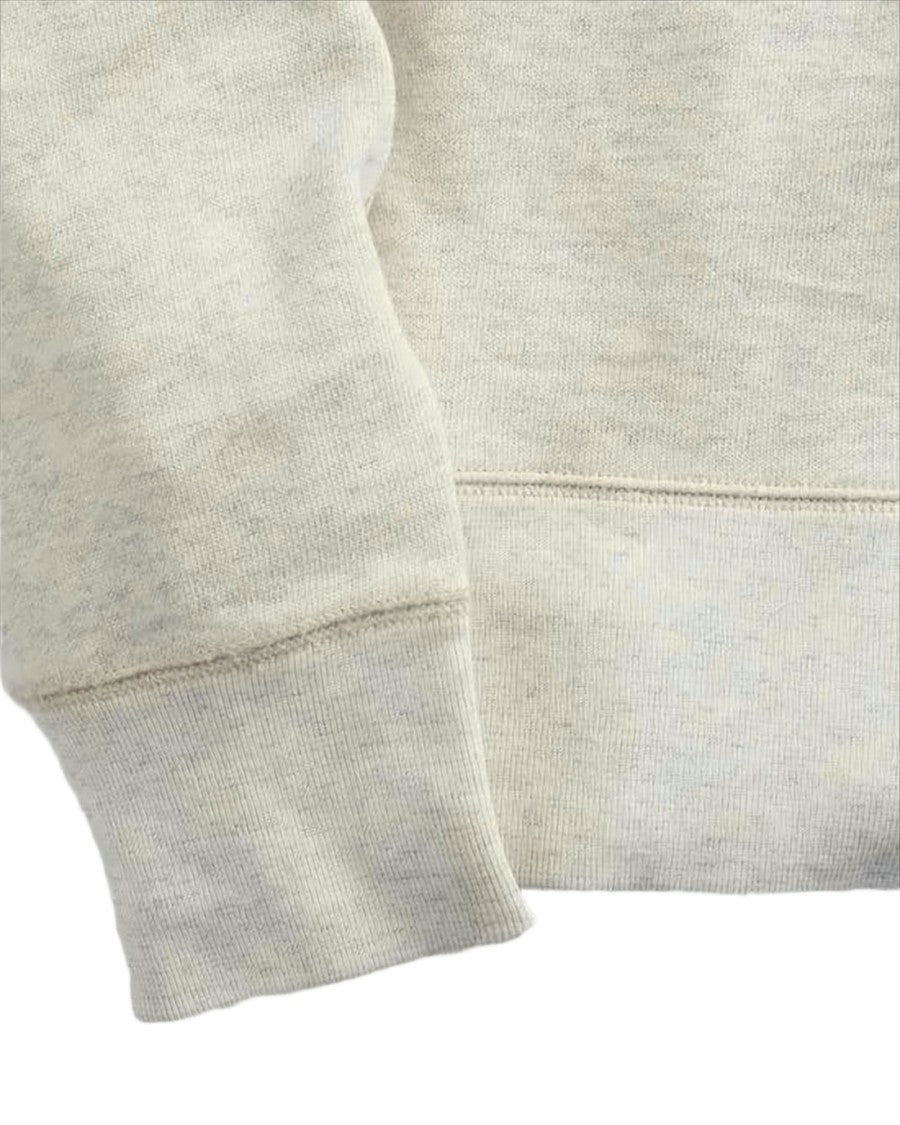 Polo Ralph Lauren Heathered Long-Sleeve Sweatshirt With Ribbed Details