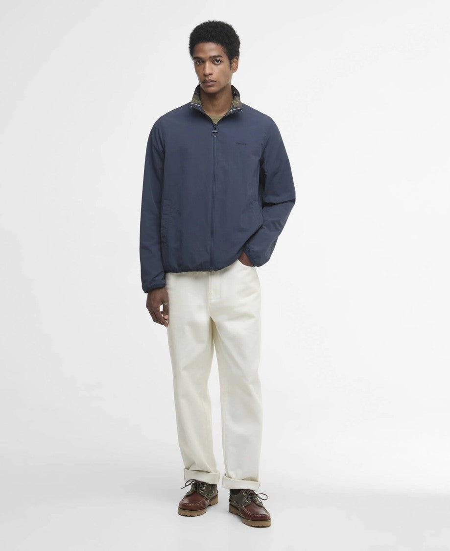 Barbour Navy Blue Reversible Polyamide Jacket