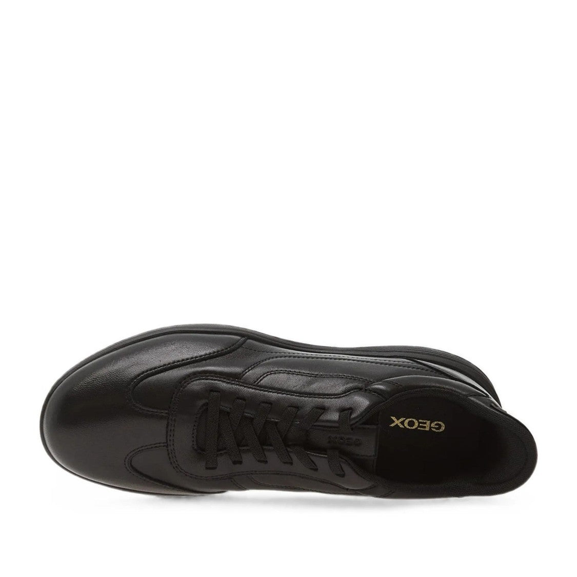 Geox Black Spherica Ec2 Plus Low-Profile Traction Sole Sneakers