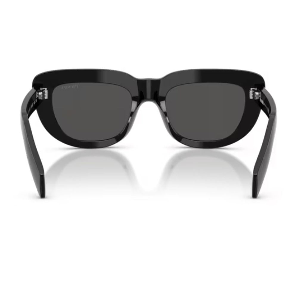 Prada Geometric Acetate Sunglasses With Architectural Lines