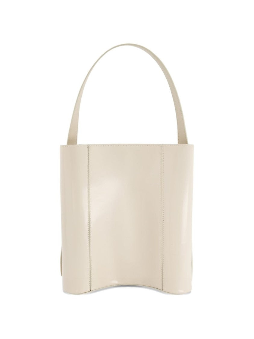 Coperni Beige Cylindrical Side Strap Top Bag