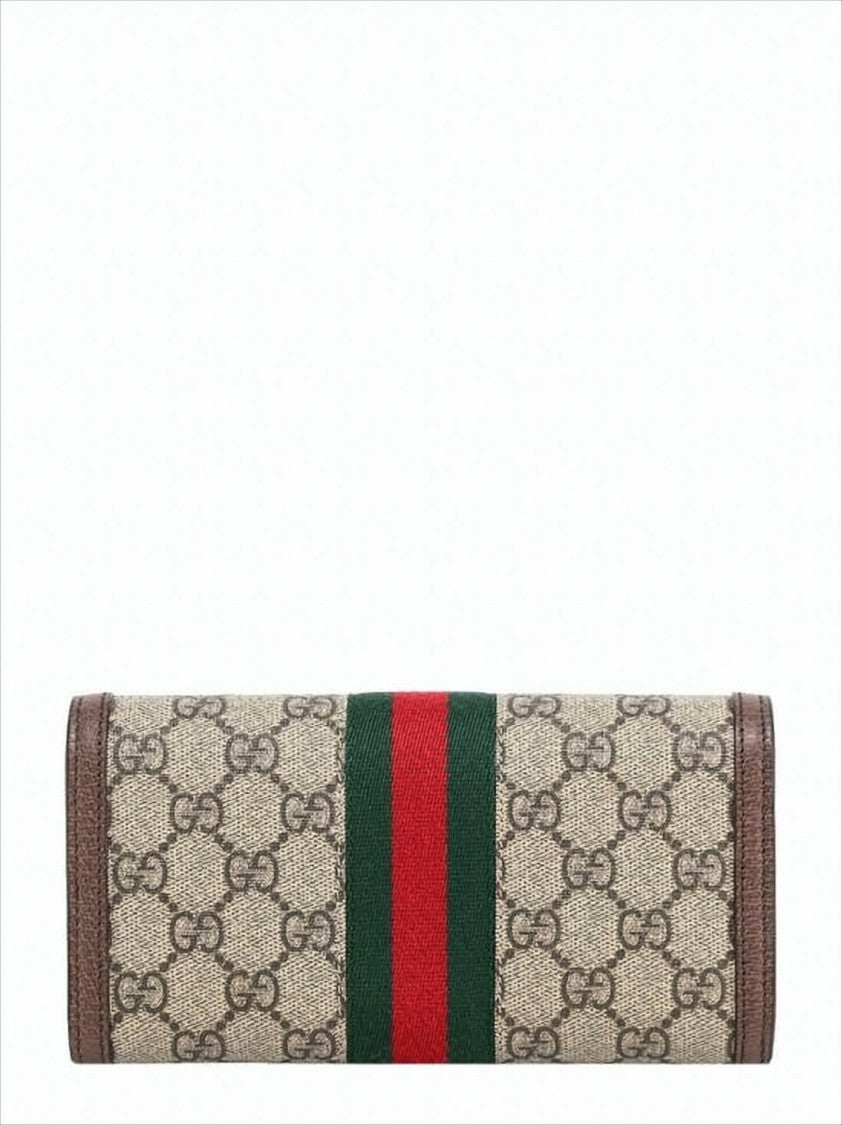 Gucci Gucci Ophidia Gg Supreme Long Wallet