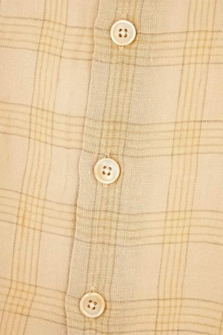 Our Legacy Relaxed Fit Long-Sleeve Linen Shirt With Classic Collar