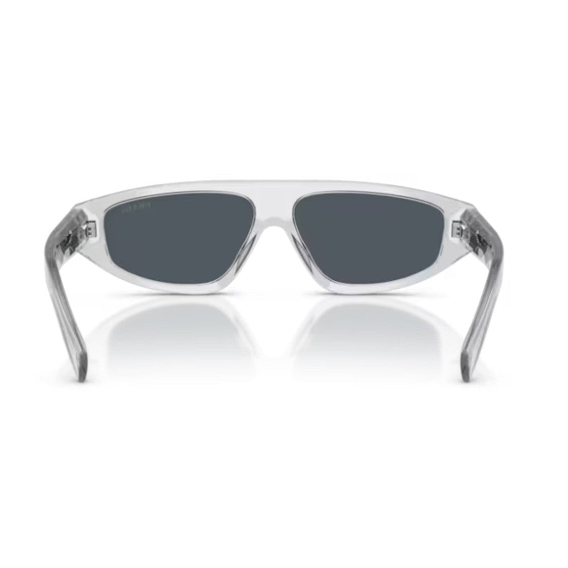 Prada Crystal C02s Rectangular Transparent Acetate Sunglasses