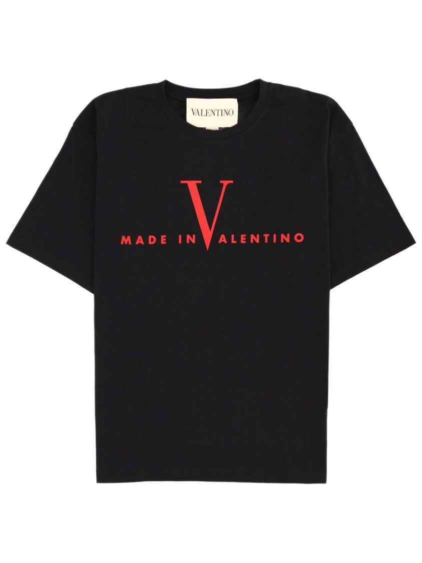 Valentino Made In Valentino Regular Fit Black T-Shirt
