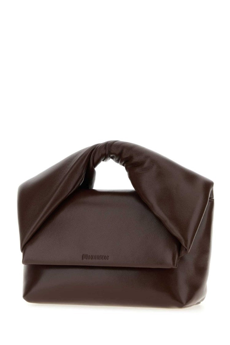 J. W. Anderson Chocolate Nappa Leather Medium Twister Handbag