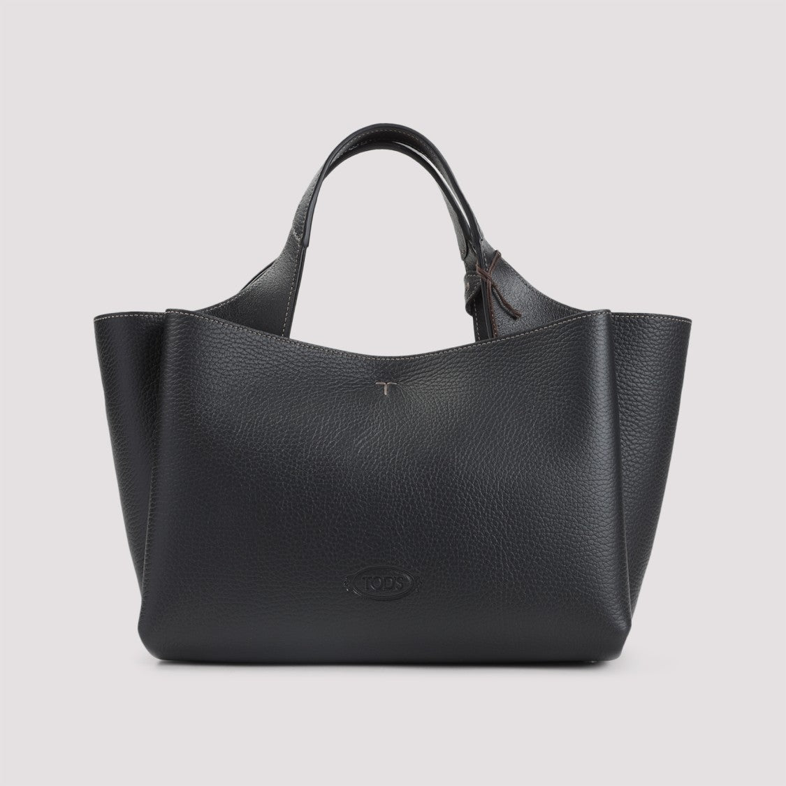 Tod's Mini Grained Leather Tote With Adjustable Strap