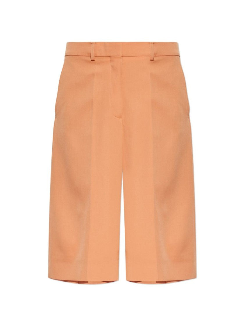 Stella Mccartney Tailored Orange Trousers With High Waist