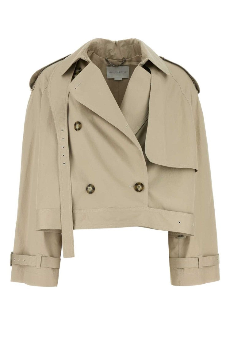 Stella Mccartney Sand Cotton Trench Coat