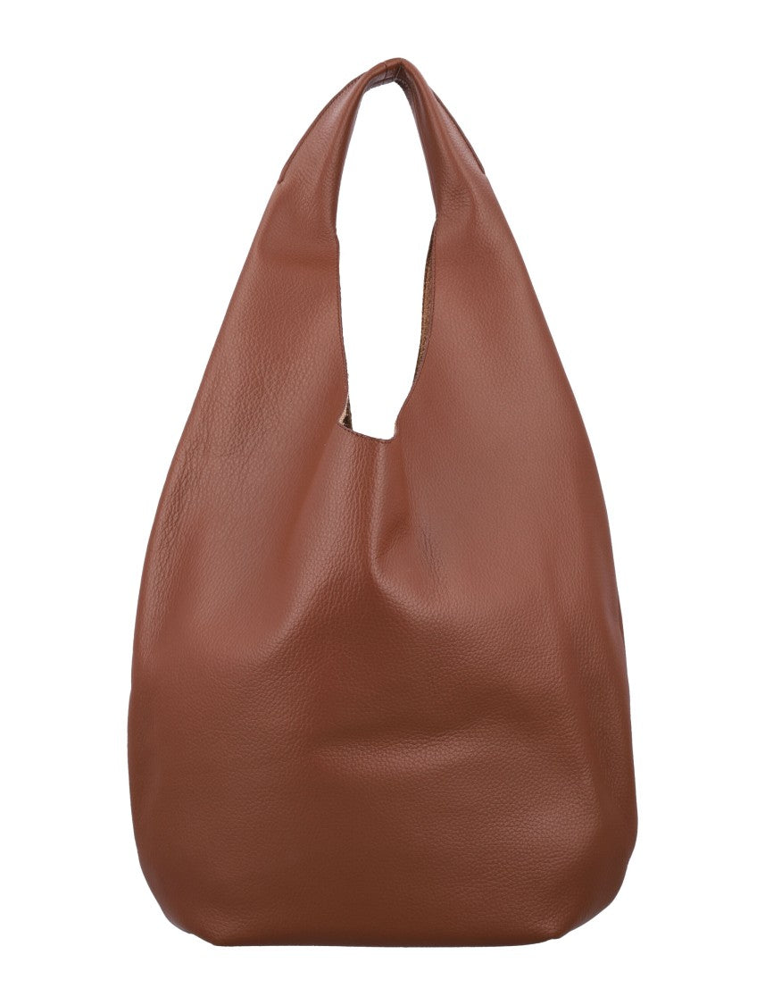 A.P.C. Le Neige Hammered Leather Tote Bag