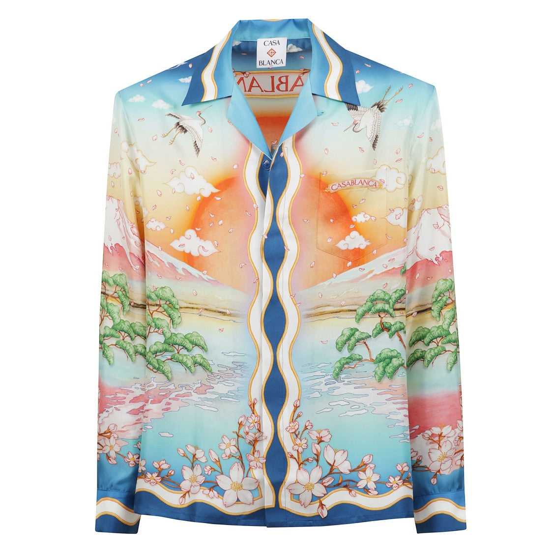 Casablanca Printed Silk Shirt