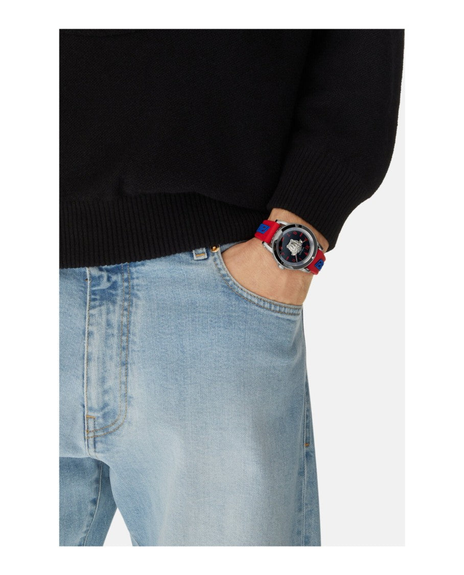 Versace V-Palazzo Silicone Watch