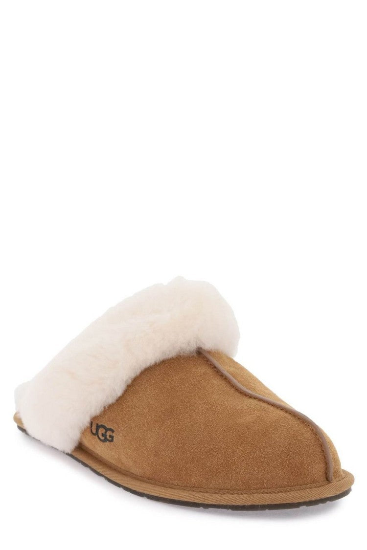 Ugg Soft Suede Mules With Plush Shearling Lining