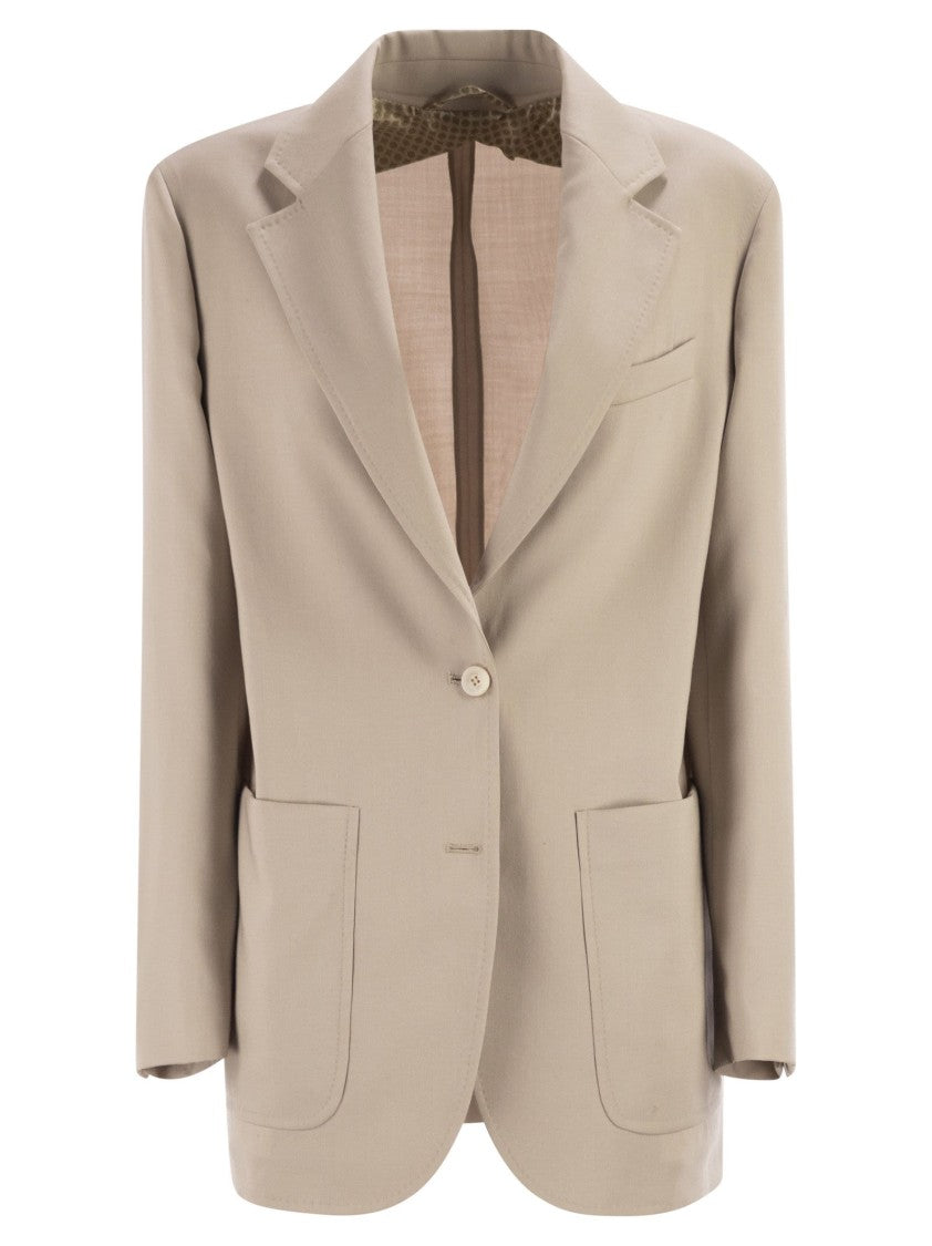 Max Mara Mxmaffari - Single-Breasted Jacket In Wool