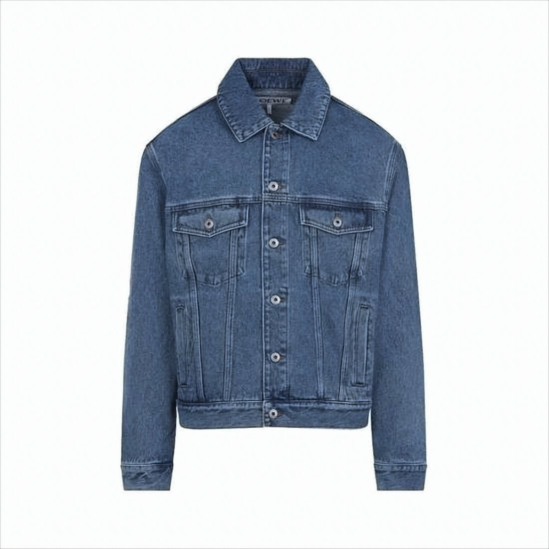 Loewe Classic Blue Denim Jacket With Tailored Details
