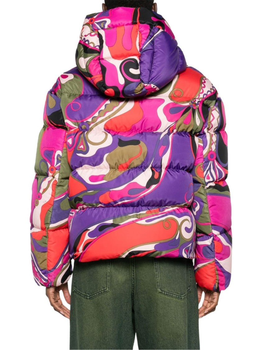Pucci Olive Green Orchid Print Jacket