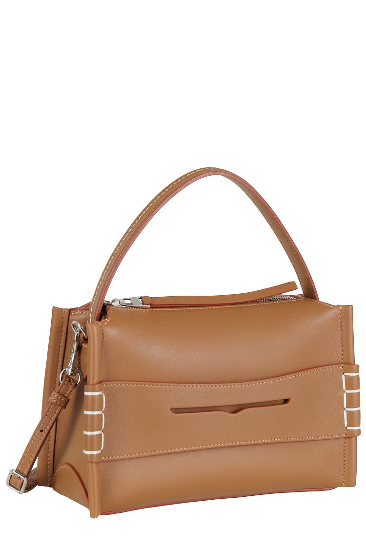 J. W. Anderson Brown Small Loafer Removable-Strap Leather Shoulder Bag