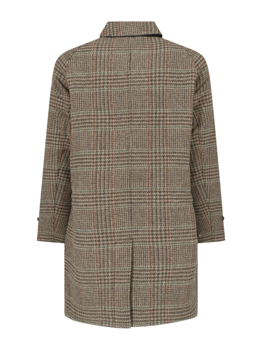Polo Ralph Lauren Multicolor Checkered Wool Jacket With Classic Collar And Button Closure