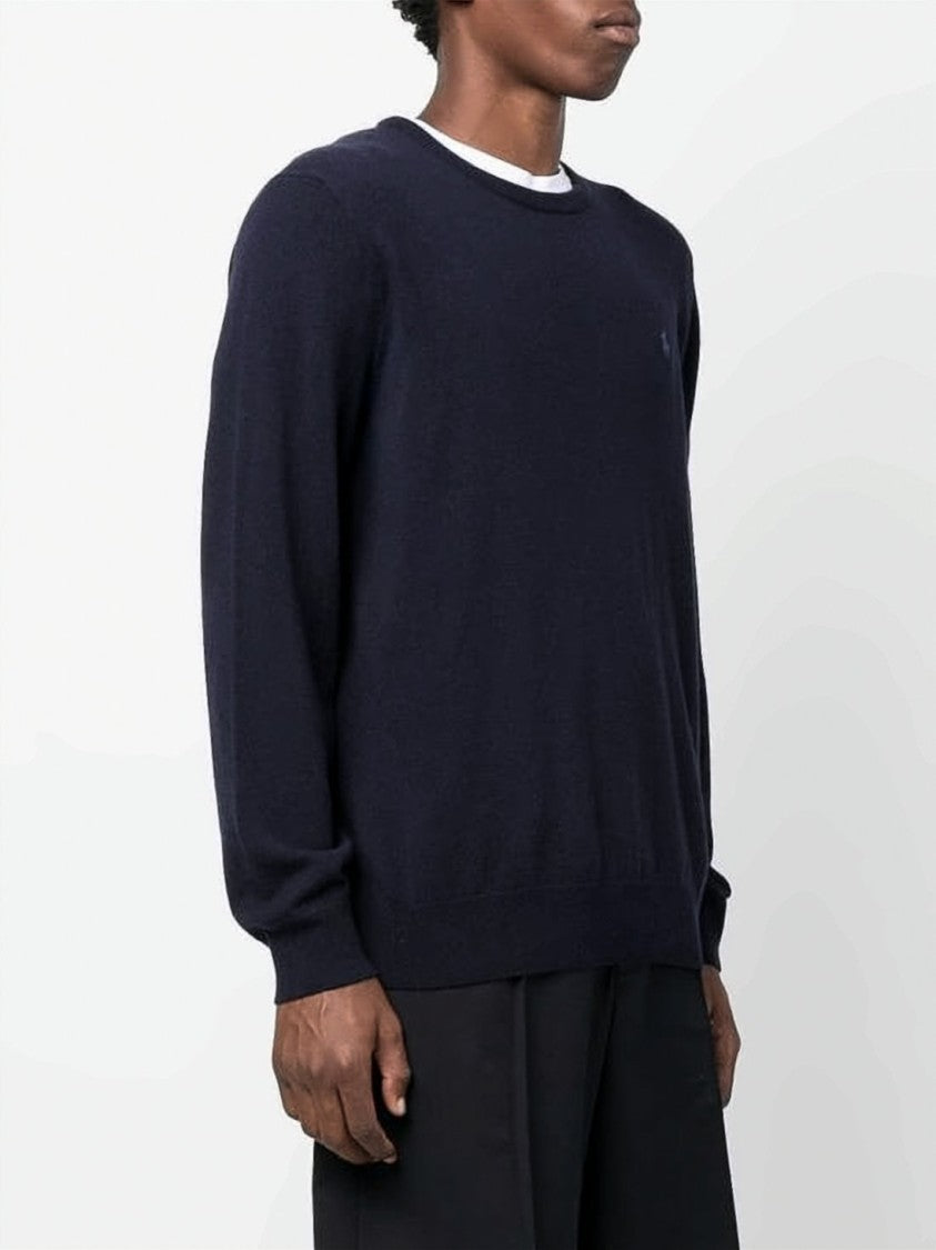 Polo Ralph Lauren Long-Sleeve Wool Sweater With Classic Crew Neckline