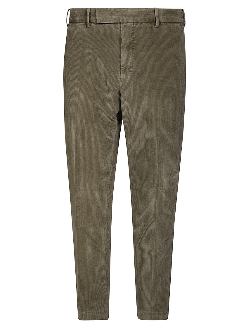 Pt01 Slim-Fit Corduroy Pants With Classic Waistband