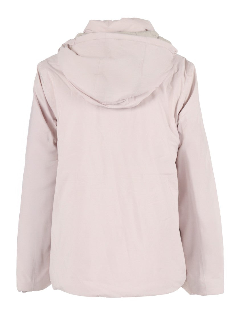 K-Way Short Soft-Touch Jacket With Minimalist Design