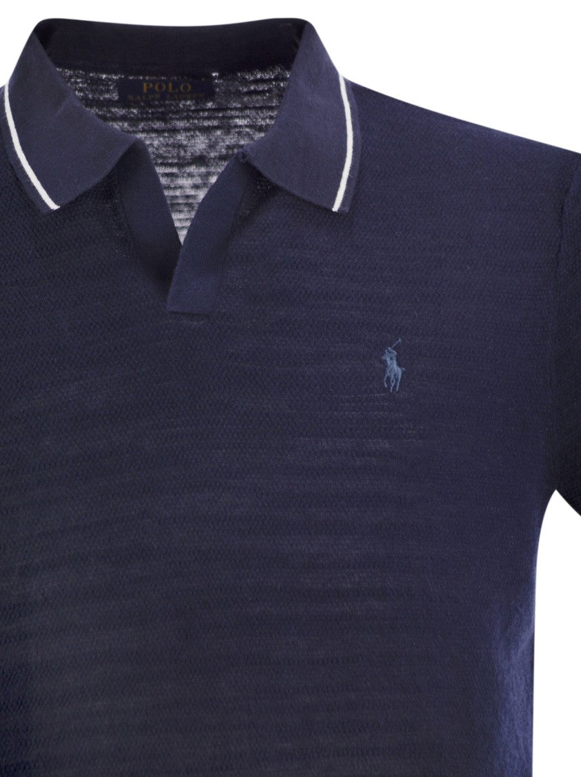 Polo Ralph Lauren Textured Cotton And Linen Jersey