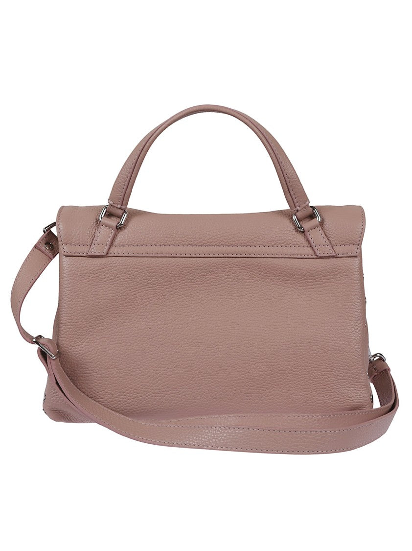 Zanellato Structured Leather Handbag With Double Clasp