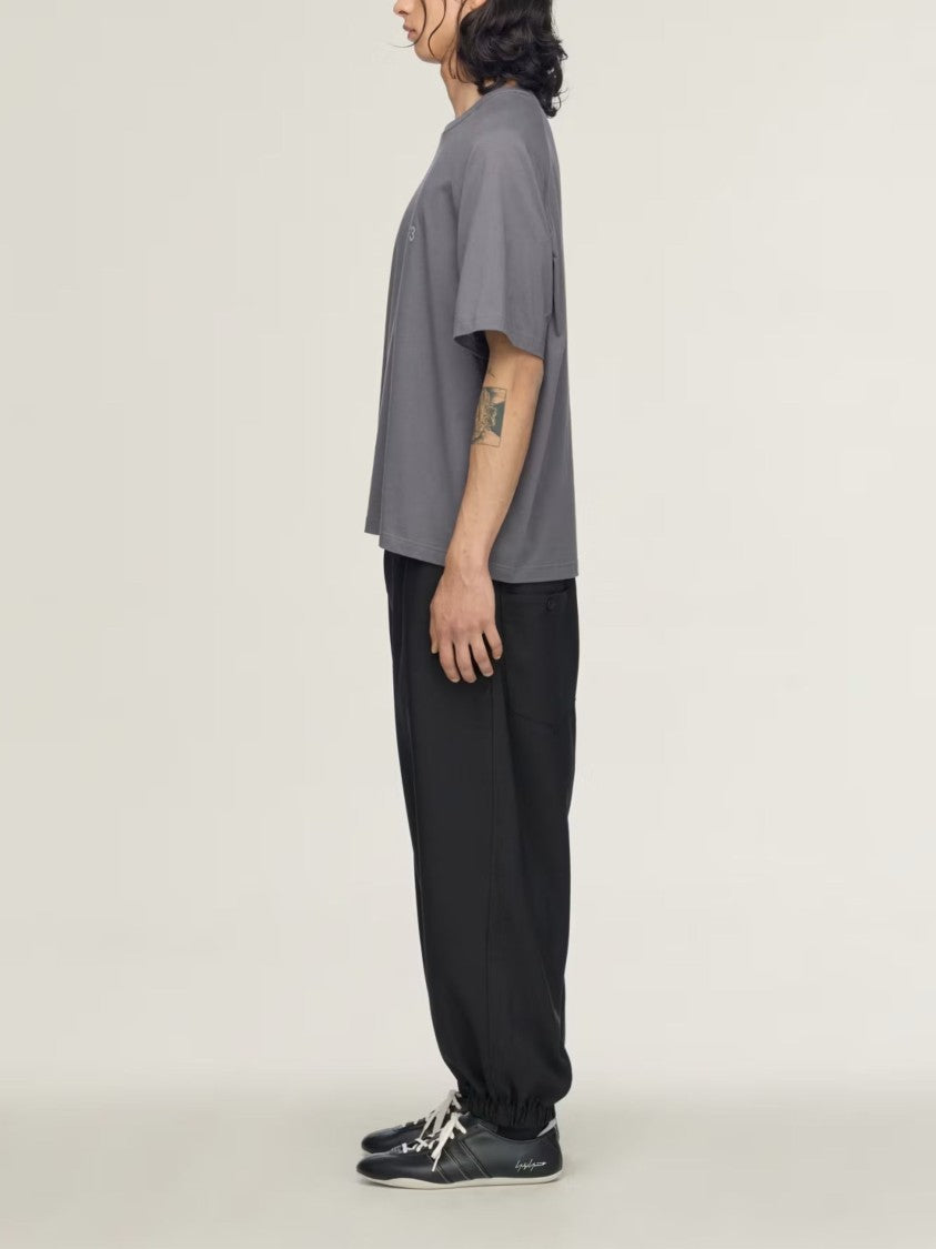 Y-3 Black Cuffed Sweatpants