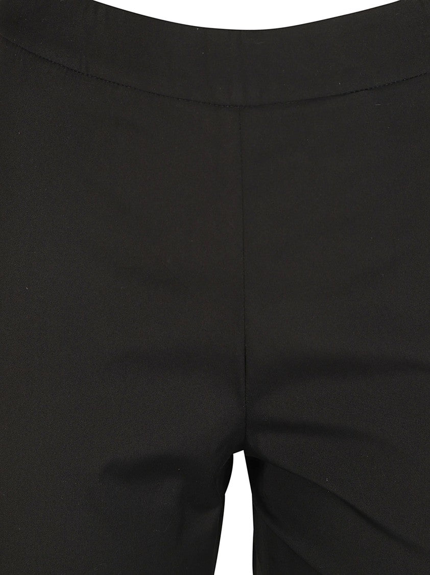 Fabiana Filippi Tailored Black Trousers With Streamlined Fit