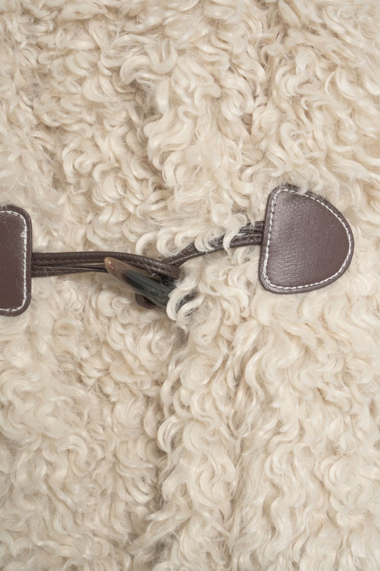 Munthe Relaxed-Fit Teddy Coat With Hood And Toggle Closure