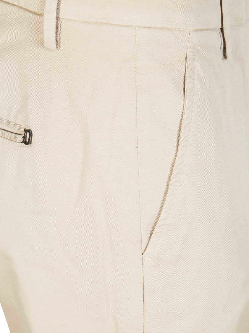 Dondup Gabardina Smooth Tapered Leg Trousers