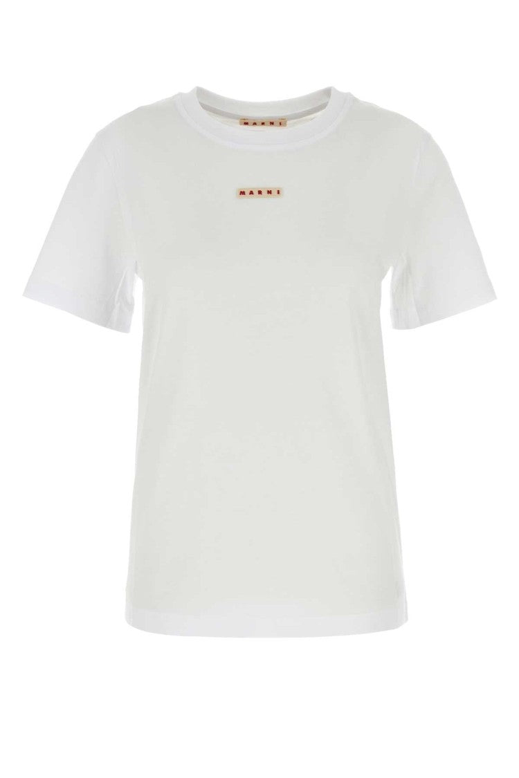 Marni White Cotton T-Shirt