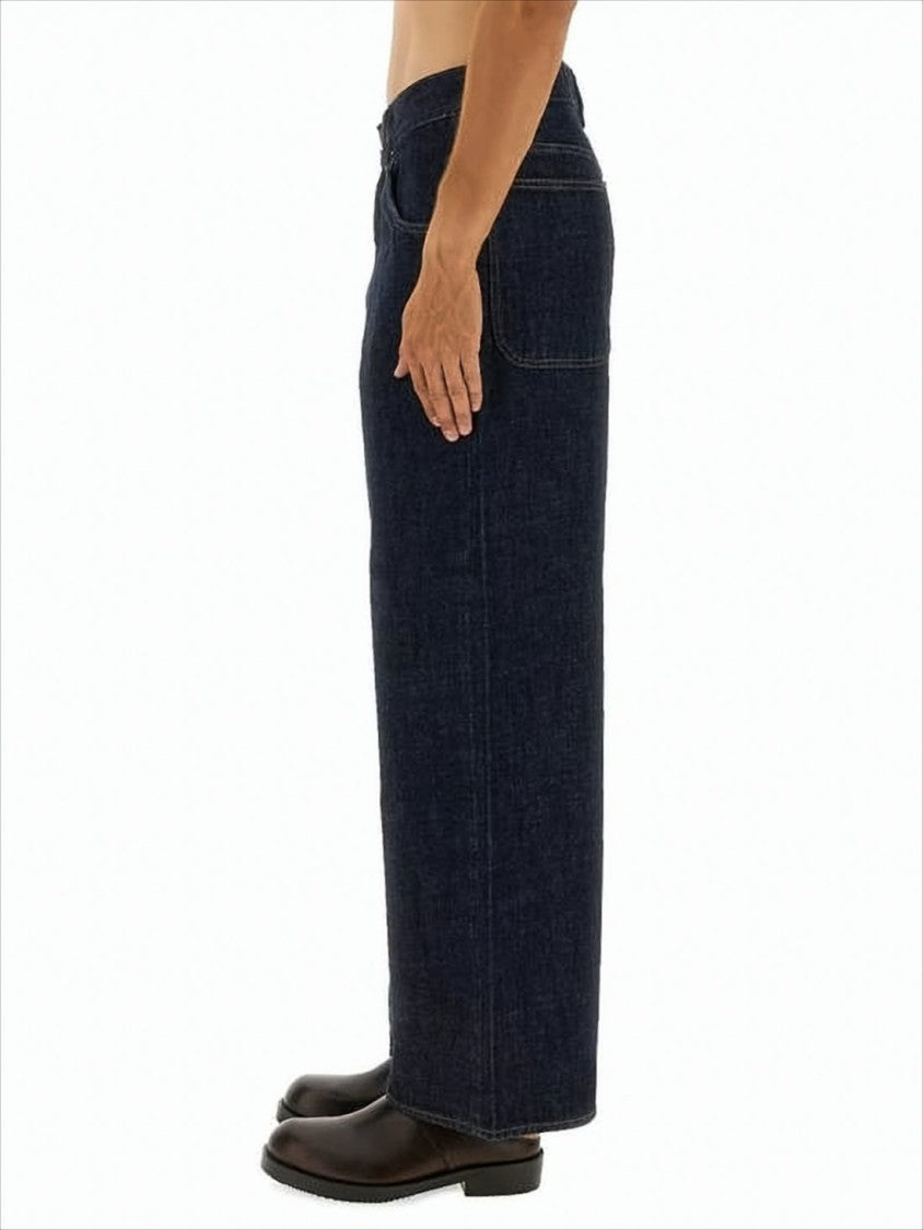 Sunflower Indigo Blue Wide-Leg Denim Pants