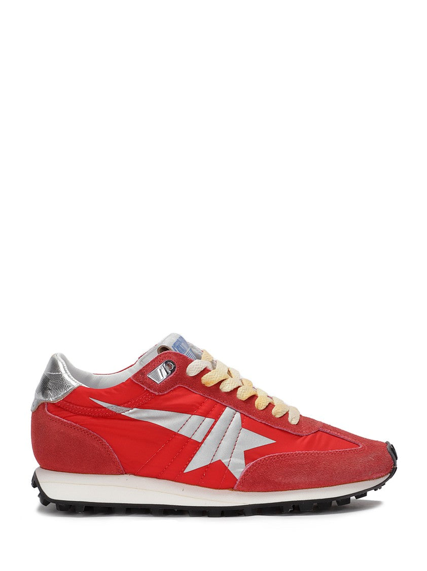 Golden Goose Red Running Marathon Sneakers